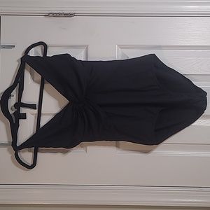 Melissa odabash black one piece swimsuit size 8
